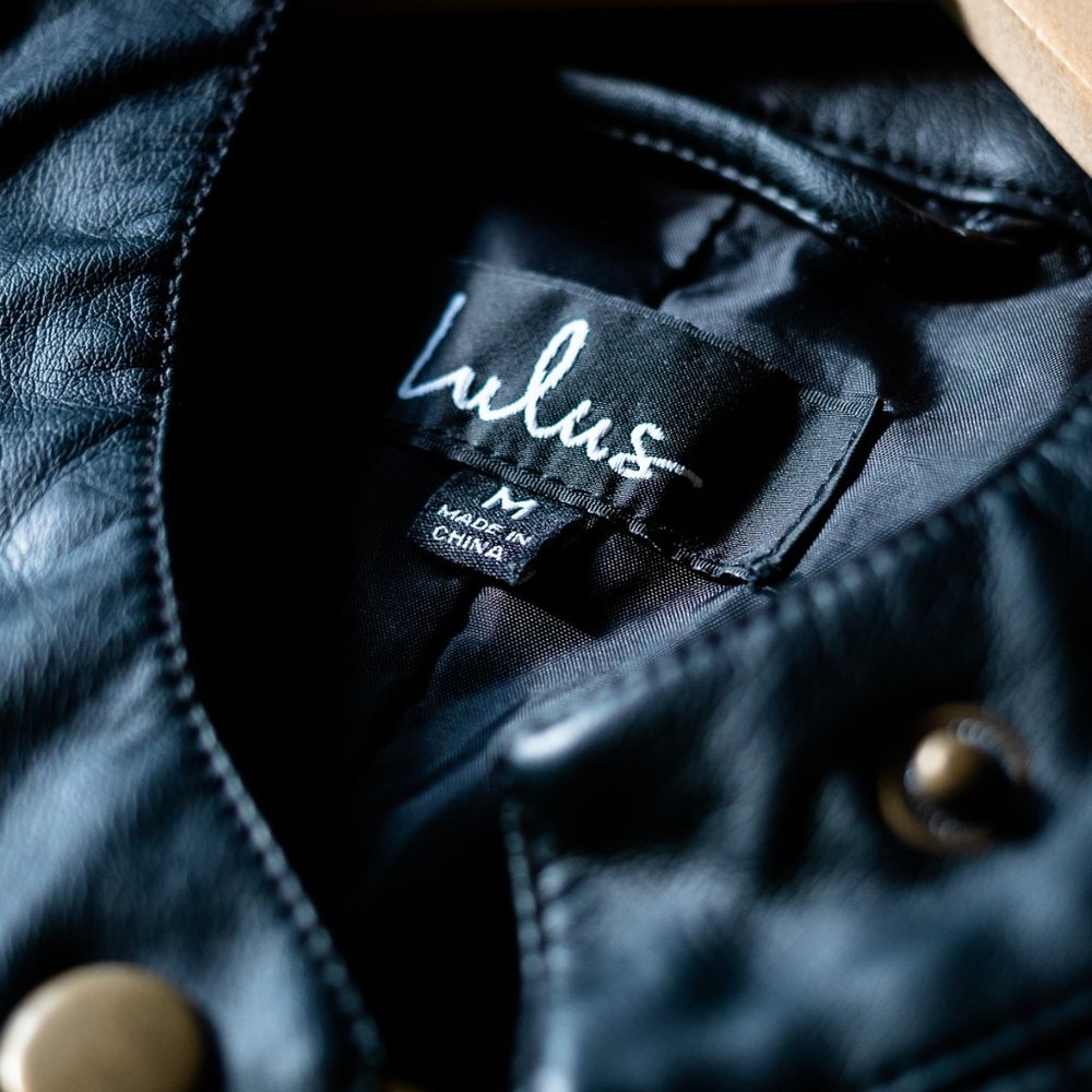 Vegan Leather Moto Jacket - Picture 6 of 12